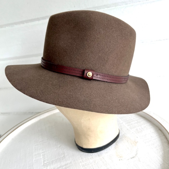 RAG & BONE Floppy Brimmed Fedora in Brown - M main image 9